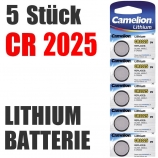 Camelion CR2025 Lithium Knopfzellen
